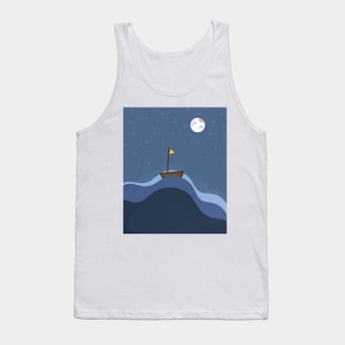 Sailing alone Tank Top